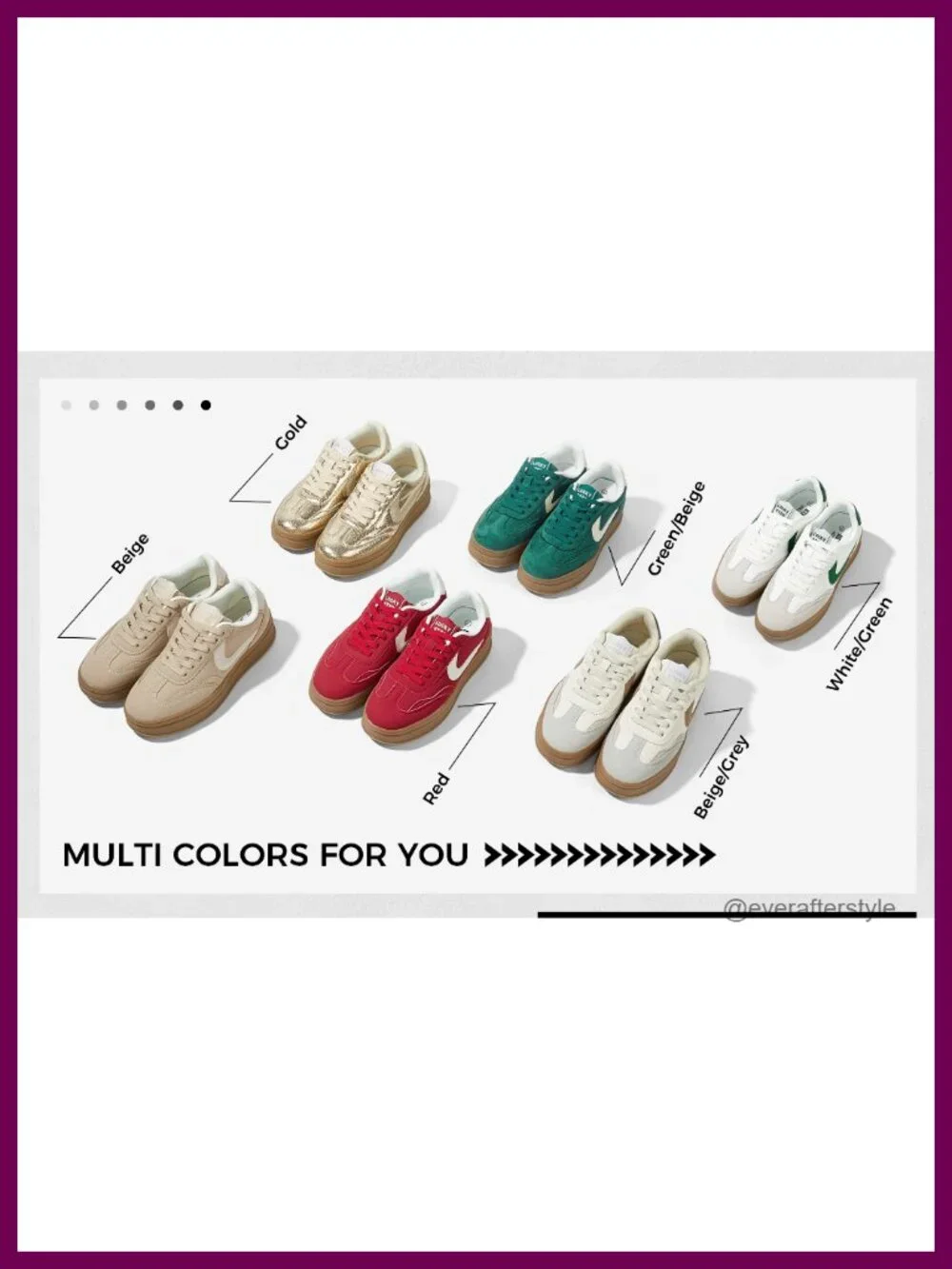 Women's Platform Fashion Sneakers Faux PU Leather Suede Lace-Up Retro Walking